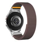 For Samsung Galaxy Watch FE / 7 / 6 / 5 / 4 Adjustable Single Loop Elastic Nylon Watch Band(Smokey Purple) - 2