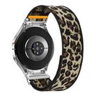 For Samsung Galaxy Watch FE / 7 / 6 / 5 / 4 Adjustable Single Loop Elastic Nylon Watch Band(Leopard Print) - 2