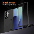 For Samsung Galaxy Z Fold7 5G Lonely Star Folding Shell Film Integrated Phone Case(Black) - 3