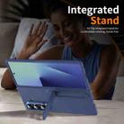 For Samsung Galaxy Z Fold7 5G Lonely Star Folding Shell Film Integrated Phone Case(Blue) - 2