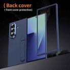For Samsung Galaxy Z Fold7 5G Lonely Star Folding Shell Film Integrated Phone Case(Blue) - 3