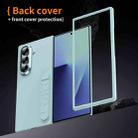 For Samsung Galaxy Z Fold7 5G Lonely Star Folding Shell Film Integrated Phone Case(Green) - 3