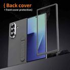 For Samsung Galaxy Z Fold7 5G Lonely Star Folding Shell Film Integrated Phone Case(Dark gray) - 3