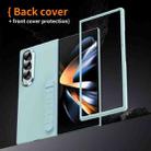 For Samsung Galaxy Z Fold4 Lonely Star Folding Shell Film Integrated Phone Case(Green) - 3