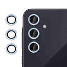 For Samsung Galaxy A35 5G Kalebol No Flicker Ultra-Thin Individual Camera Lens Tempered Glass Film(Distant Peak Blue) - 1