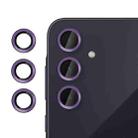For Samsung Galaxy A55 5G Kalebol No Flicker Ultra-Thin Individual Camera Lens Tempered Glass Film(Purple) - 1