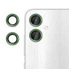 For Samsung Galaxy A06 5G Kalebol No Flicker Ultra-Thin Individual Camera Lens Tempered Glass Film(Green) - 1