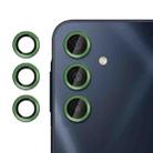 For Samsung Galaxy A16 5G Kalebol No Flicker Ultra-Thin Individual Camera Lens Tempered Glass Film(Green) - 1