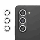 For Samsung Galaxy Z Fold5  Kalebol No Flicker Ultra-Thin Individual Camera Lens Tempered Glass Film(Silver) - 1
