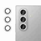 For Samsung Galaxy Z Fold7 Kalebol No Flicker Ultra-Thin Individual Camera Lens Tempered Glass Film(Silver) - 1