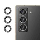 For Samsung Galaxy Z Fold Special Kalebol No Flicker Ultra-Thin Individual Camera Lens Tempered Glass Film(Black) - 1