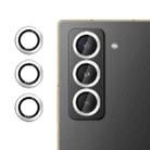For Samsung Galaxy Z Fold Special Kalebol No Flicker Ultra-Thin Individual Camera Lens Tempered Glass Film(Silver) - 1