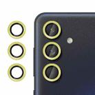 For Samsung Galaxy M54 Kalebol No Flicker Ultra-Thin Individual Camera Lens Tempered Glass Film(Gold) - 1