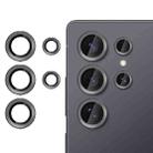 For Samsung Galaxy S25 Ultra 5G Kalebol No Flicker Ultra-Thin Individual Camera Lens Tempered Glass Film(Black) - 1