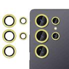 For Samsung Galaxy S25 Ultra 5G Kalebol No Flicker Ultra-Thin Individual Camera Lens Tempered Glass Film(Gold) - 1