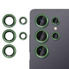 For Samsung Galaxy S25 Ultra 5G Kalebol No Flicker Ultra-Thin Individual Camera Lens Tempered Glass Film(Green) - 1