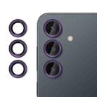 For Samsung Galaxy S25+ 5G Kalebol No Flicker Ultra-Thin Individual Camera Lens Tempered Glass Film(Dark Purple) - 1