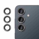 For Samsung Galaxy S25 5G Kalebol No Flicker Ultra-Thin Individual Camera Lens Tempered Glass Film(Black) - 1