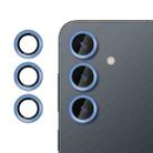 For Samsung Galaxy S25 5G Kalebol No Flicker Ultra-Thin Individual Camera Lens Tempered Glass Film(Blue) - 1