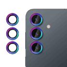 For Samsung Galaxy S25 5G Kalebol No Flicker Ultra-Thin Individual Camera Lens Tempered Glass Film(Colorful) - 1