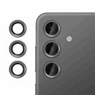 For Samsung Galaxy S24 5G Kalebol No Flicker Ultra-Thin Individual Camera Lens Tempered Glass Film(Black) - 1
