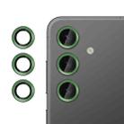 For Samsung Galaxy S24 5G Kalebol No Flicker Ultra-Thin Individual Camera Lens Tempered Glass Film(Green) - 1