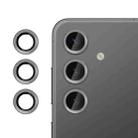 For Samsung Galaxy S24+ 5G Kalebol No Flicker Ultra-Thin Individual Camera Lens Tempered Glass Film(Titanium Gray) - 1