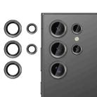 For Samsung Galaxy S24 Ultra 5G Kalebol No Flicker Ultra-Thin Individual Camera Lens Tempered Glass Film(Black) - 1