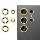 For Samsung Galaxy S24 Ultra 5G Kalebol No Flicker Ultra-Thin Individual Camera Lens Tempered Glass Film(Gold) - 1