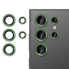 For Samsung Galaxy S24 Ultra 5G Kalebol No Flicker Ultra-Thin Individual Camera Lens Tempered Glass Film(Green) - 1