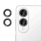 For Samsung Galaxy S25 Edge 5G Kalebol No Flicker Ultra-Thin Individual Camera Lens Tempered Glass Film(Black) - 1