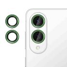 For Samsung Galaxy S25 Edge 5G Kalebol No Flicker Ultra-Thin Individual Camera Lens Tempered Glass Film(Green) - 1