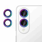 For Samsung Galaxy S25 Edge 5G Kalebol No Flicker Ultra-Thin Individual Camera Lens Tempered Glass Film(Colorful) - 1