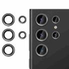 For Samsung Galaxy S23 Ultra 5G Kalebol No Flicker Ultra-Thin Individual Camera Lens Tempered Glass Film(Black) - 1