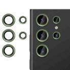 For Samsung Galaxy S23 Ultra 5G Kalebol No Flicker Ultra-Thin Individual Camera Lens Tempered Glass Film(Leisurely Green) - 1