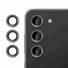 For Samsung Galaxy S23+ 5G Kalebol No Flicker Ultra-Thin Individual Camera Lens Tempered Glass Film(Black) - 1