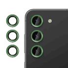 For Samsung Galaxy S23+ 5G Kalebol No Flicker Ultra-Thin Individual Camera Lens Tempered Glass Film(Green) - 1