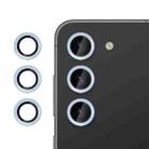 For Samsung Galaxy S23 5G Kalebol No Flicker Ultra-Thin Individual Camera Lens Tempered Glass Film(Distant Peak Blue) - 1