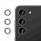 For Samsung Galaxy S23 5G Kalebol No Flicker Ultra-Thin Individual Camera Lens Tempered Glass Film(Transparent) - 1