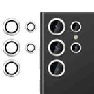 For Samsung Galaxy S22 Ultra 5G Kalebol No Flicker Ultra-Thin Individual Camera Lens Tempered Glass Film(Silver) - 1