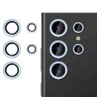 For Samsung Galaxy S22 Ultra 5G Kalebol No Flicker Ultra-Thin Individual Camera Lens Tempered Glass Film(Distant Peak Blue) - 1