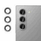 For Samsung Galaxy Z Fold6 Kalebol No Flicker Ultra-Thin Individual Camera Lens Tempered Glass Film(Titanium Gray) - 1