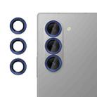 For Samsung Galaxy Z Fold6 Kalebol No Flicker Ultra-Thin Individual Camera Lens Tempered Glass Film(Ink Blue) - 1