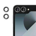 For Samsung Galaxy Z Flip6 Kalebol No Flicker Ultra-Thin Individual Camera Lens Tempered Glass Film(Black) - 1