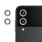 For Samsung Galaxy Z Flip4 Kalebol No Flicker Ultra-Thin Individual Camera Lens Tempered Glass Film(Distant Peak Blue) - 1