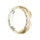 For Google Pixel Watch4 41mm Single Row Diamond Hollow PC Watch Protective Cover(Gold) - 1