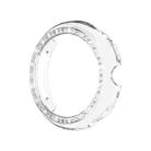 For Google Pixel Watch4 45mm Single Row Diamond Hollow PC Watch Protective Cover(Transparent) - 1