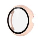 For Google Pixel Watch4 41mm Tempered Film Integrated PC Watch Protective Cover(Pink) - 1