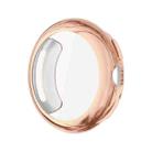 For Google Pixel Watch4 45mm Full Coverage Electroplated TPU Watch Protective Cover(Rose Gold) - 1
