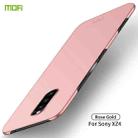 MOFI Frosted PC Ultra-thin Hard Case for Sony Xperia XZ4/Xperia 1(Rose gold) - 1